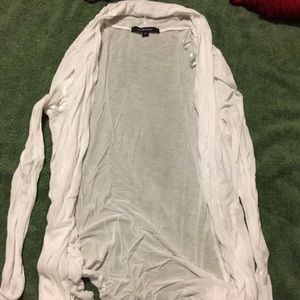 White cardigan